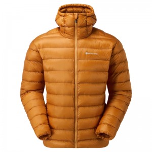 Montane Alpine 850 Lite Hætte Dunjakker Herre Orange | 2640819-TY