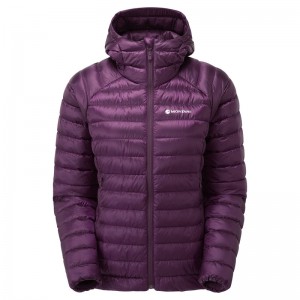 Montane Anti-Freeze Hætte Dunjakker Dame Lilla | 4157039-DL