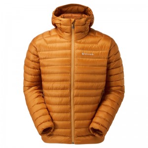 Montane Anti-Freeze Hætte Dunjakker Herre Orange | 9083752-XD