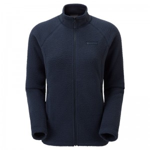 Montane Chonos Fleece Jakker Dame Mørkeblå | 3691702-SW