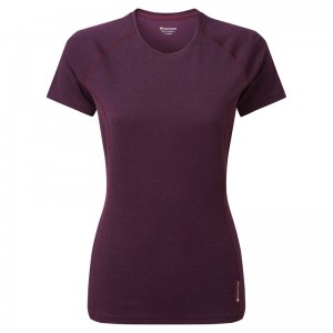 Montane Dart T-Shirt Dame Lilla | 4302617-VY