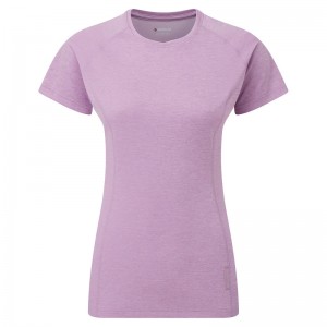 Montane Dart T-Shirt Dame Lilla | 9418270-MO