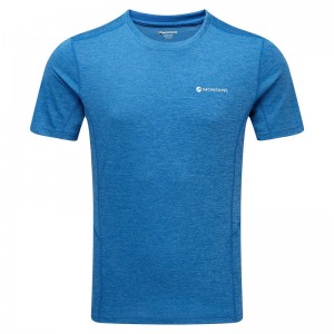 Montane Dart T-Shirt Herre Blå | 1682540-RH