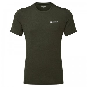 Montane Dart T-Shirt Herre Mørkegrøn | 2106387-AQ