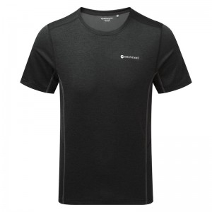 Montane Dart T-Shirt Herre Sort | 8942071-BX