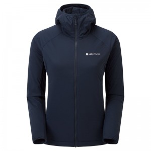 Montane Fireball Lite Hætte Isolerede Jakker Dame Mørkeblå | 0479521-PZ