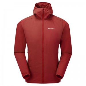 Montane Fireball Nano Hættejakke Herre Rød | 2159086-AK