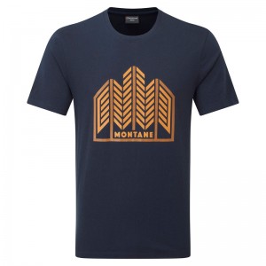 Montane Forest T-Shirt Herre Blå | 8540967-KZ