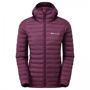 Montane Icarus Lite Hættejakke Dame Lilla | 2567918-OD