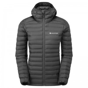 Montane Icarus Lite Hættejakke Dame Sort | 4925306-DK