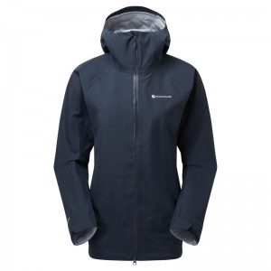 Montane Phase Regnjakke Dame Mørkeblå | 5294068-GJ