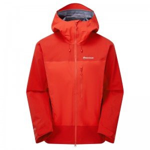 Montane Phase XPD Regnjakke Herre Rød | 5673810-ZO