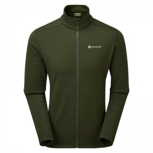 Montane Protium Fleece Jakker Herre Mørkegrøn | 7486019-IP