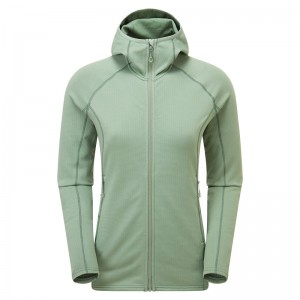 Montane Protium Hætte Fleece Jakker Dame Grøn | 3657102-YN