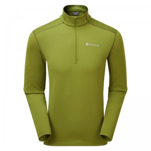 Montane Protium Lite Pull On Fleece Sweatshirts Herre Grøn | 8135297-SA