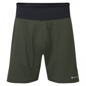 Montane Slipstream 7" Trail Løbe Shorts Herre Mørkegrøn | 0728416-LC