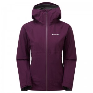 Montane Spirit Lite Regnjakke Dame Lilla | 4630879-MF