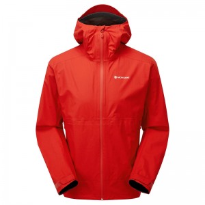 Montane Spirit Lite Regnjakke Herre Rød | 4910732-HA