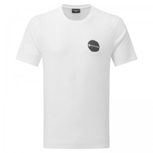 Montane Transpose T-Shirt Herre Hvide | 0659841-KR