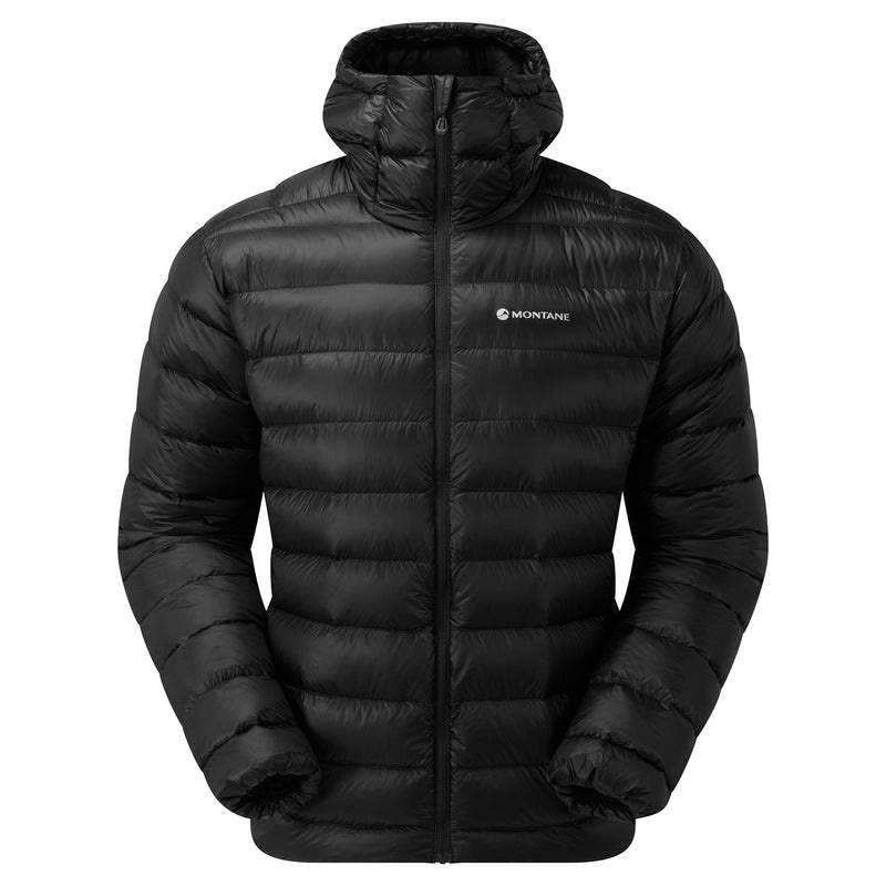 Montane Alpine 850 Lite Hætte Dunjakker Herre Sort | 5140867-EJ