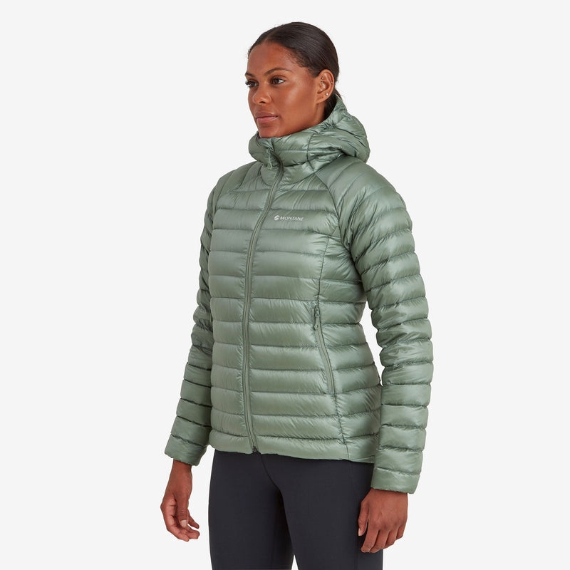 Montane Anti-Freeze Hætte Dunjakker Dame Olivengrøn | 9763410-GF