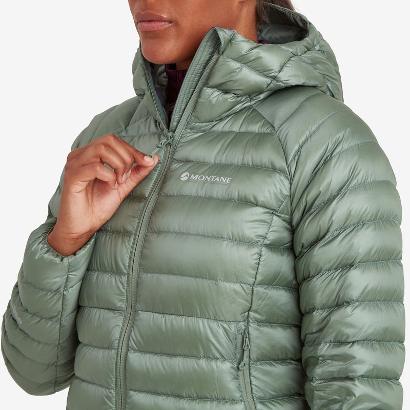 Montane Anti-Freeze Hætte Dunjakker Dame Olivengrøn | 9763410-GF