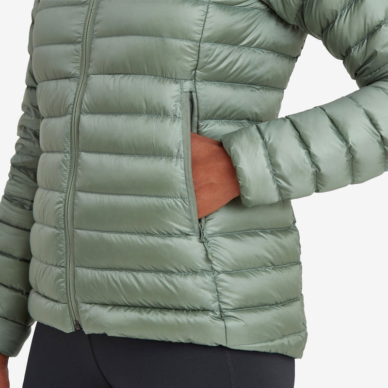 Montane Anti-Freeze Hætte Dunjakker Dame Olivengrøn | 9763410-GF