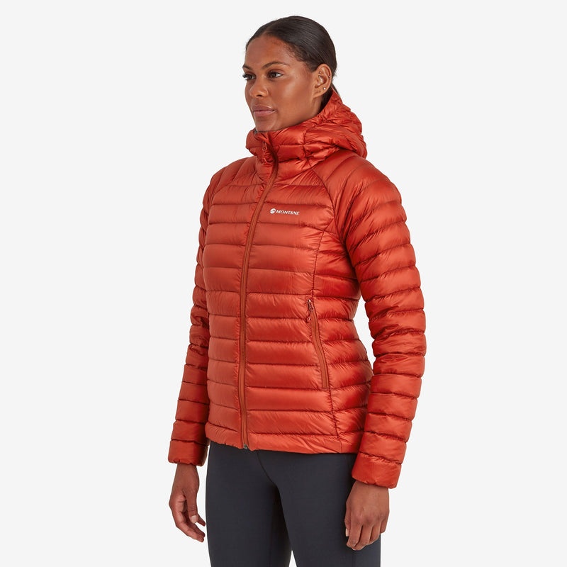 Montane Anti-Freeze Hætte Dunjakker Dame Rød | 8431625-PL