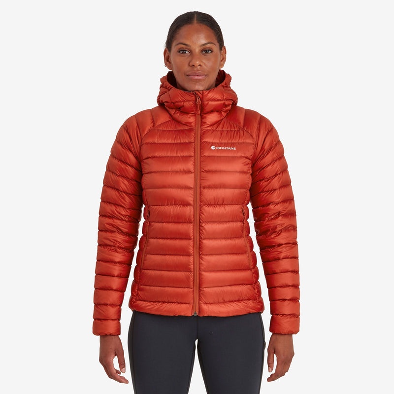 Montane Anti-Freeze Hætte Dunjakker Dame Rød | 8431625-PL