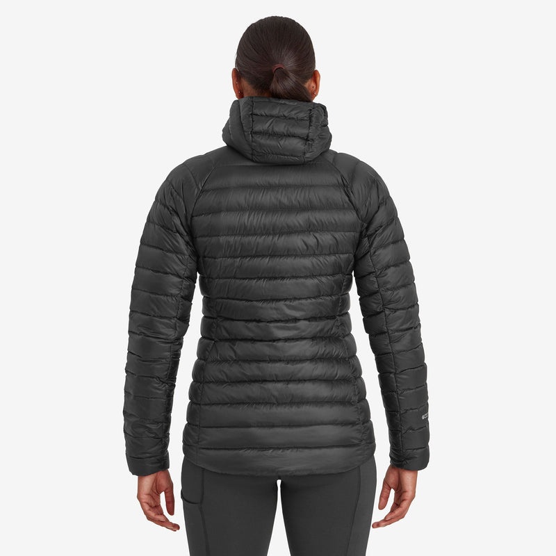 Montane Anti-Freeze Hætte Dunjakker Dame Sort | 1390562-SK