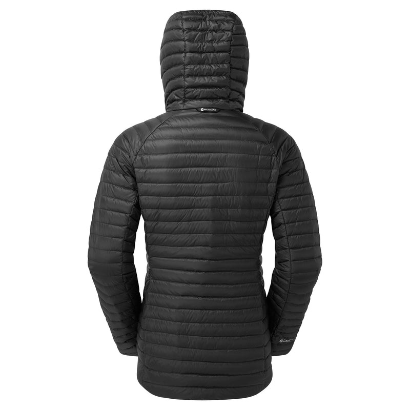 Montane Anti-Freeze Lite Hætte Dunjakker Dame Sort | 1879206-VI