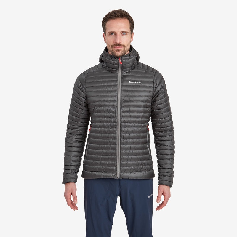 Montane Anti-Freeze Lite Hætte Dunjakker Herre Sort | 3426017-BJ