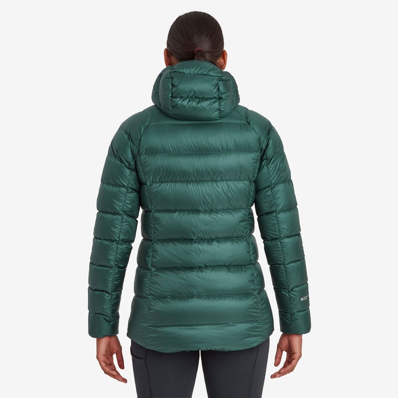 Montane Anti-Freeze XT Hætte Dunjakker Dame Mørkegrøn | 0917842-PS