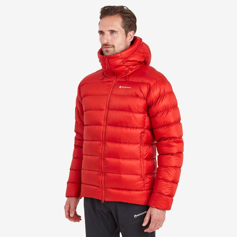 Montane Anti-Freeze XT Hætte Dunjakker Herre Rød | 2751936-PV