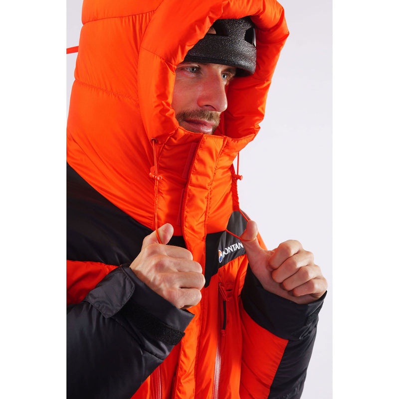 Montane Apex 8000 Dunjakker Herre Orange Sort | 0819472-VH