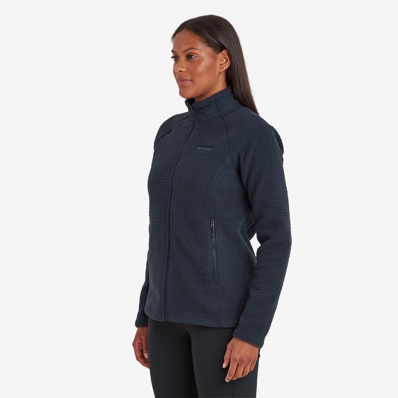 Montane Chonos Fleece Jakker Dame Mørkeblå | 3691702-SW