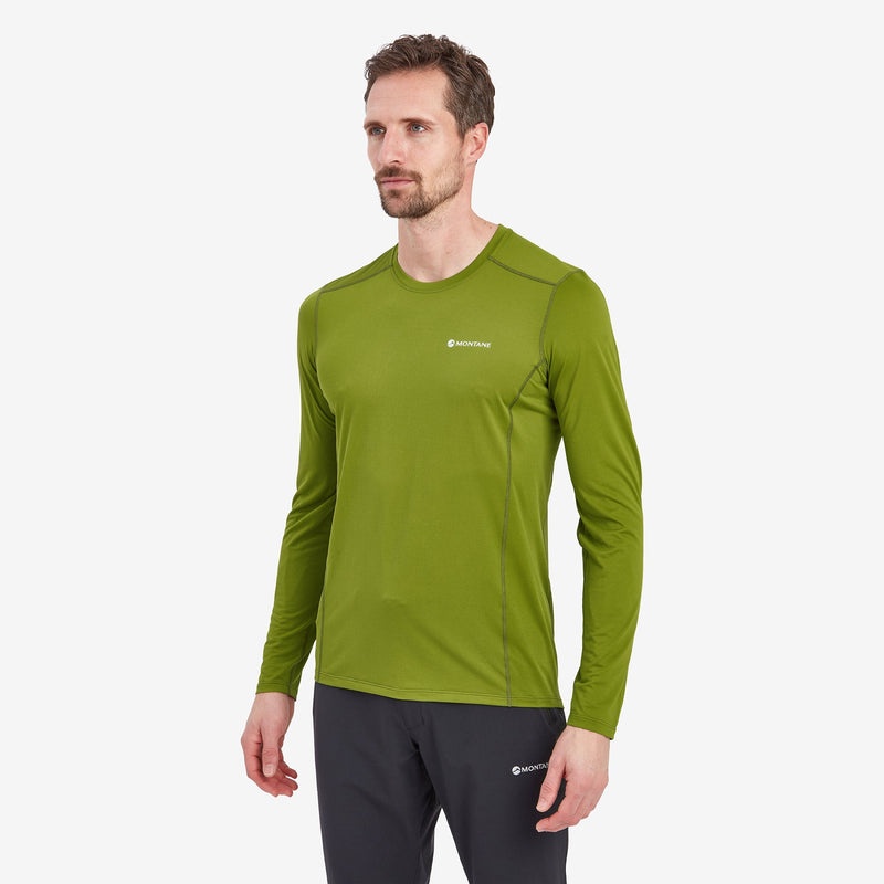 Montane Dart Lite Long Sleeve T-Shirt Herre Grøn | 5248730-QL