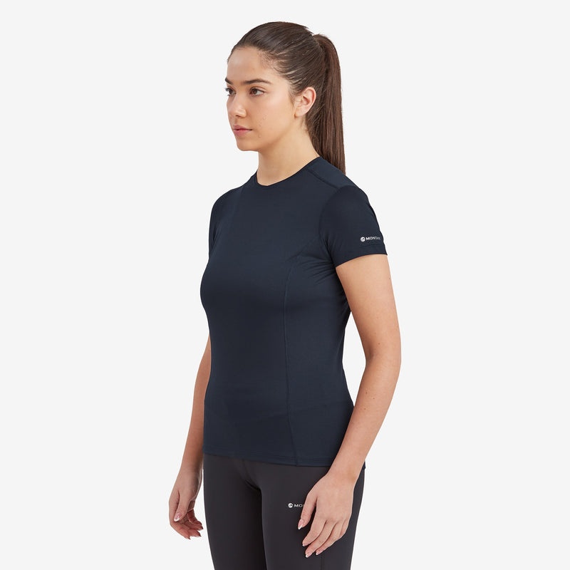 Montane Dart Lite T-Shirt Dame Mørkeblå | 5291836-WH