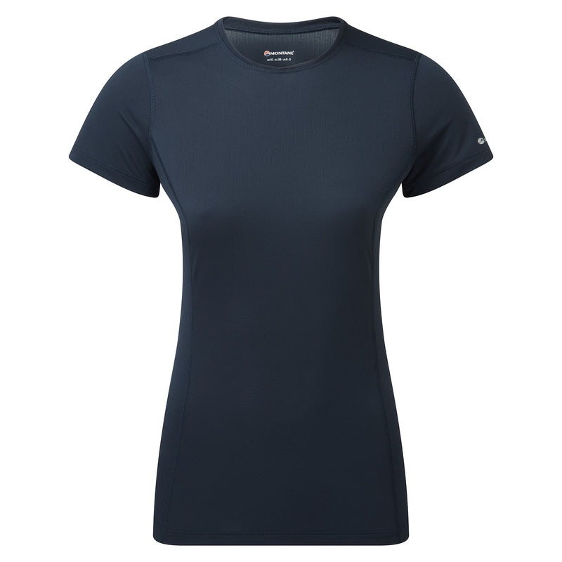 Montane Dart Lite T-Shirt Dame Mørkeblå | 5291836-WH