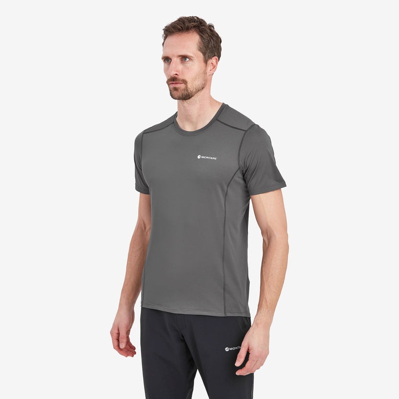 Montane Dart Lite T-Shirt Herre Mørkegrå | 1279643-NU