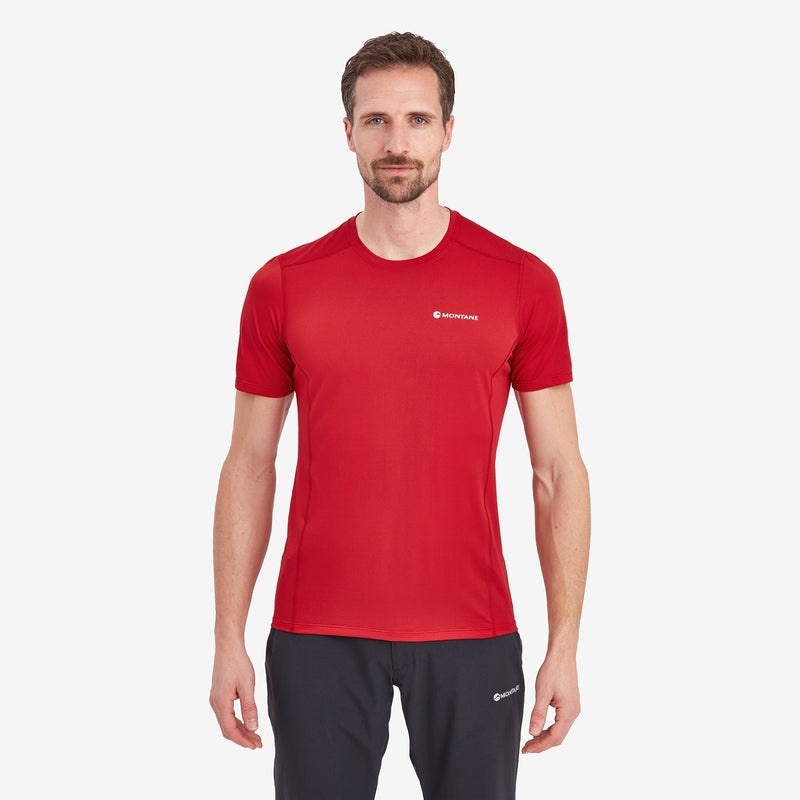 Montane Dart Lite T-Shirt Herre Rød | 4703892-QH