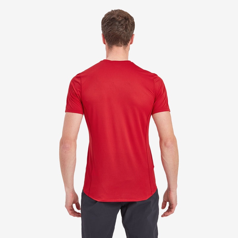 Montane Dart Lite T-Shirt Herre Rød | 4703892-QH