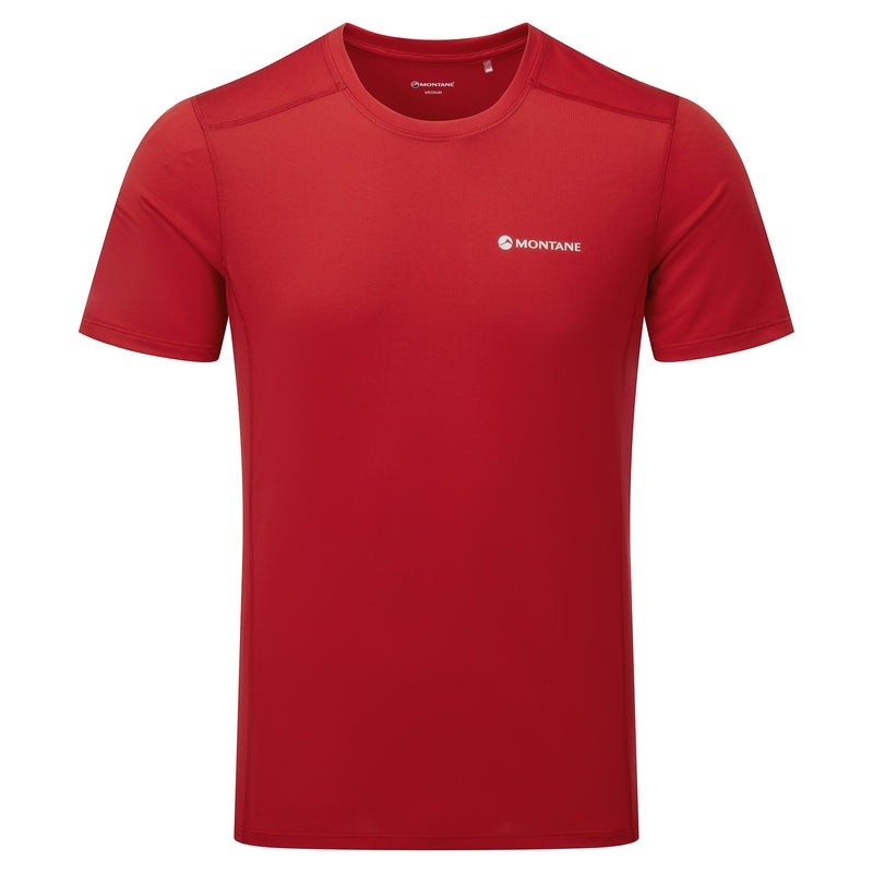 Montane Dart Lite T-Shirt Herre Rød | 4703892-QH