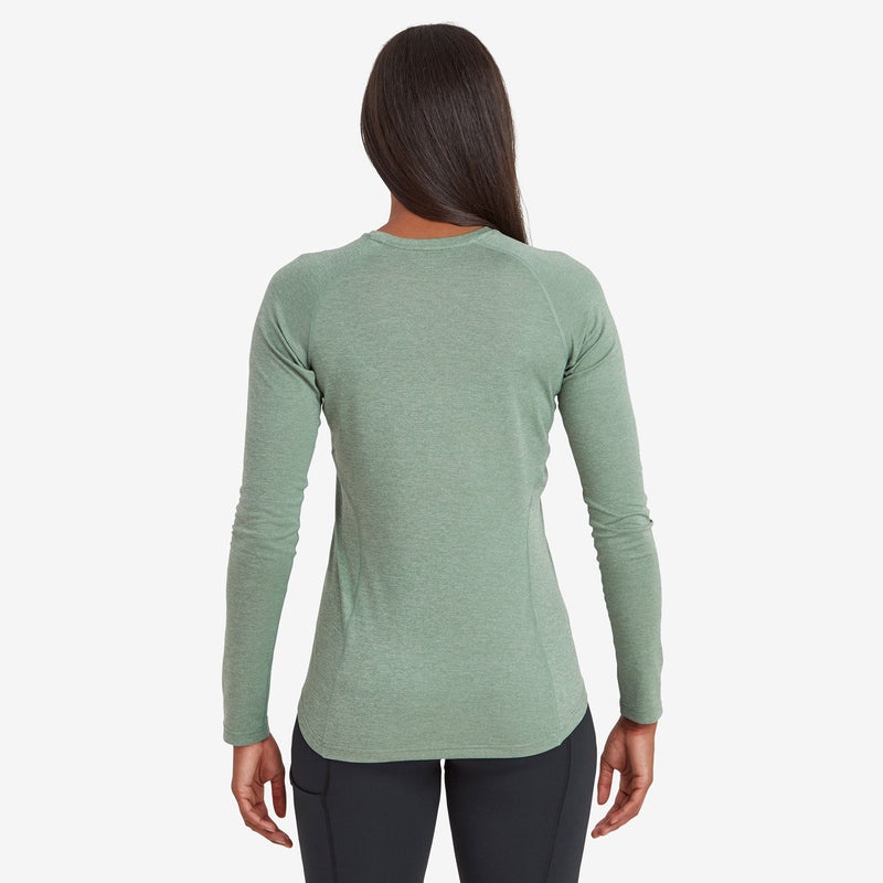 Montane Dart Long Sleeve T-Shirt Dame Grøn | 8154270-PM