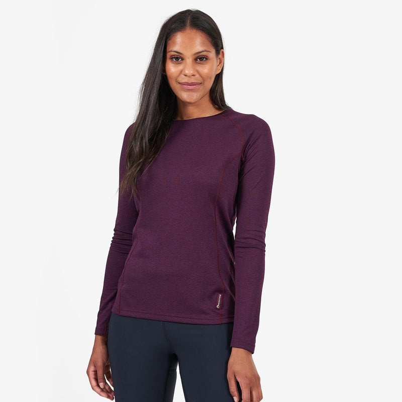 Montane Dart Long Sleeve T-Shirt Dame Lilla | 5247869-MC