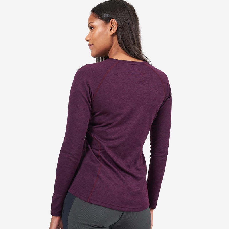 Montane Dart Long Sleeve T-Shirt Dame Lilla | 5247869-MC