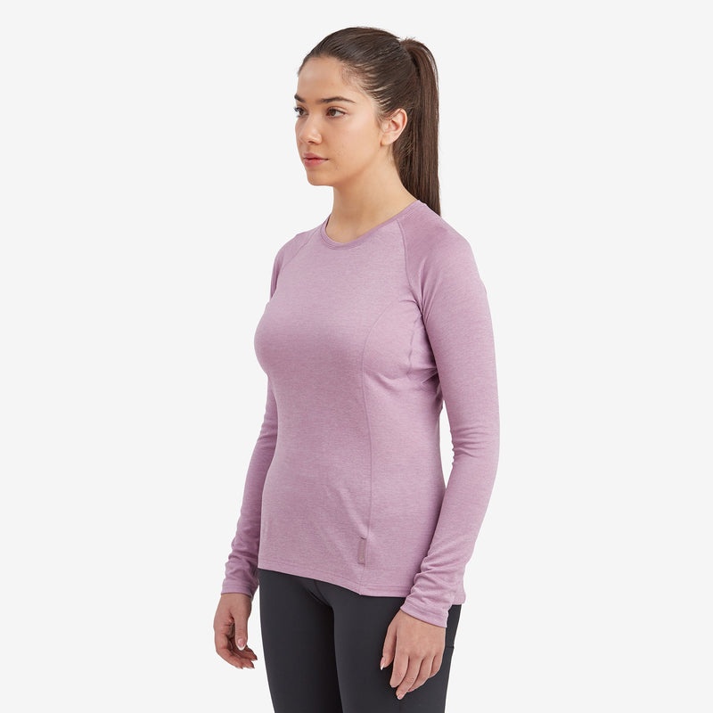 Montane Dart Long Sleeve T-Shirt Dame Lilla | 0342589-QU