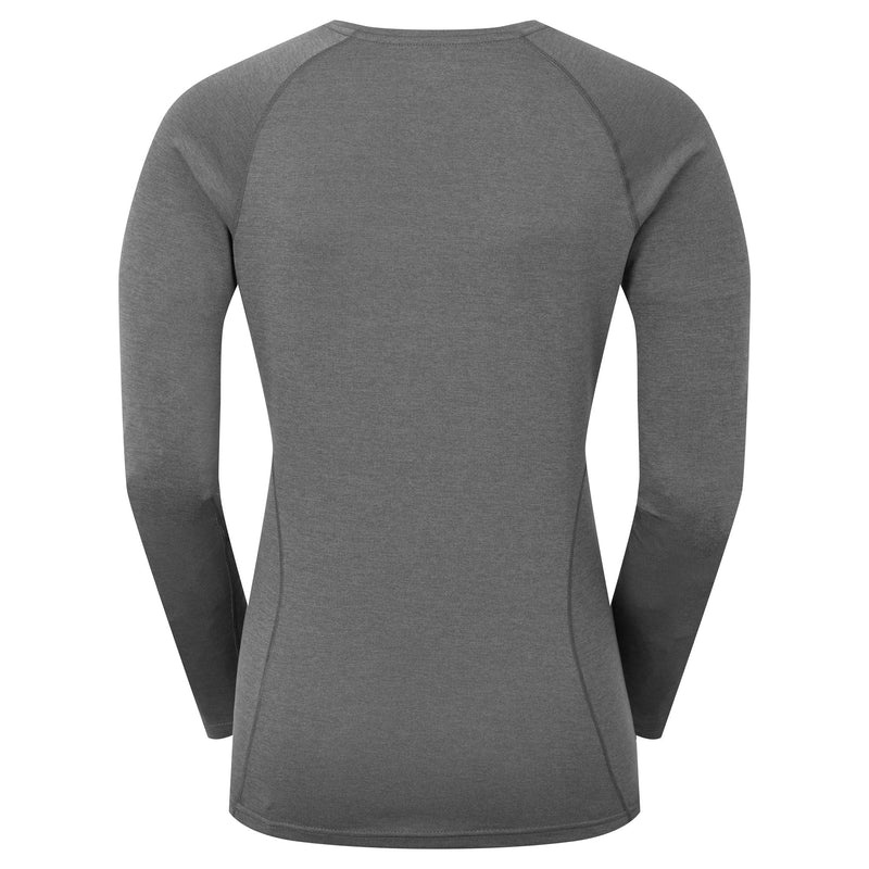 Montane Dart Long Sleeve T-Shirt Dame Mørkegrå | 3274895-NL