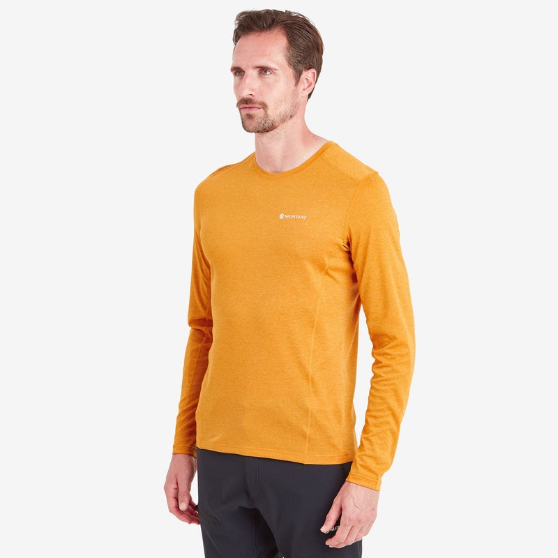 Montane Dart Long Sleeve T-Shirt Herre Orange | 1807245-YB