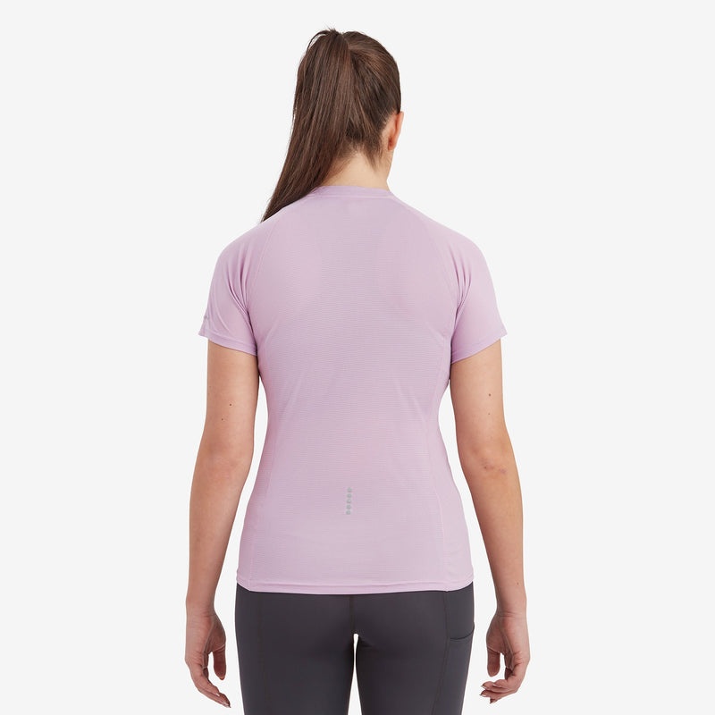 Montane Dart Nano Zip T-Shirt Dame Lilla | 7298135-JD